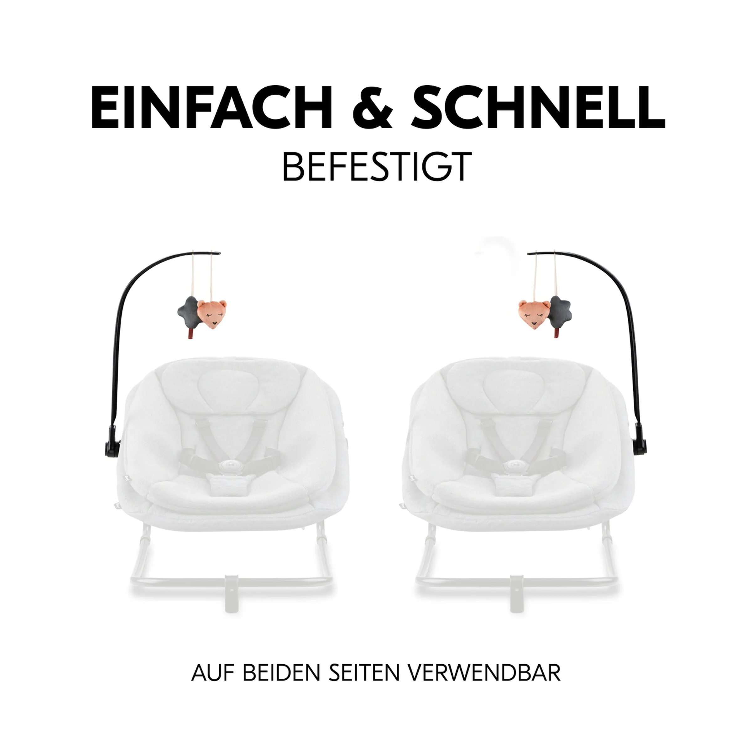 Hauck Spielbogen für Babywippe Highchair Bouncer 3in1