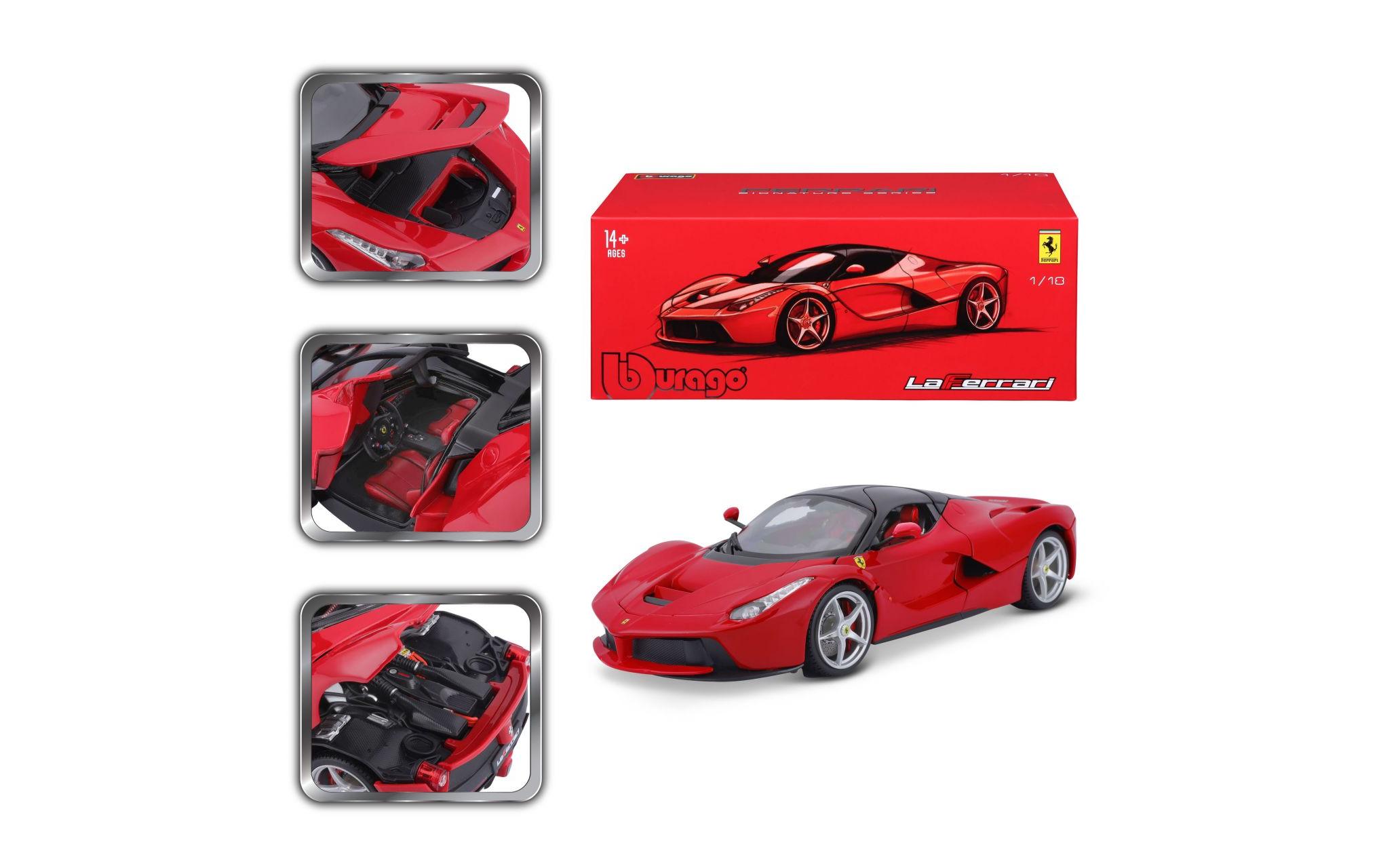 Ferrari Signature LaFerrari Rot 1:18Sammlermodell im Massstab 1:18