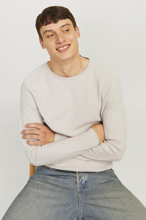Jack & Jones beige heren trui