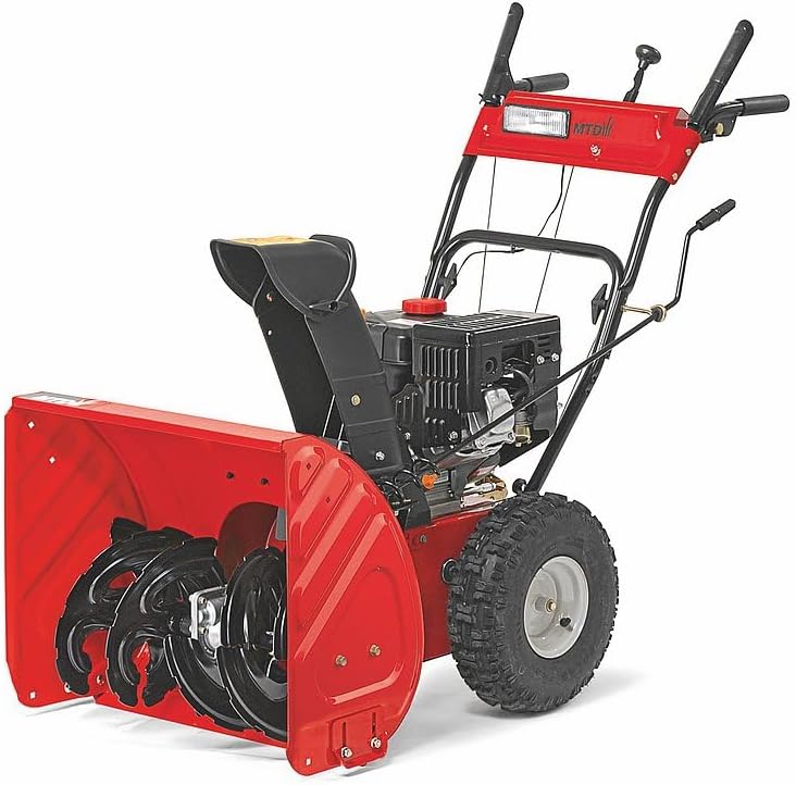 MTD - SMART ME 61 Schneefräse, rot, 61 cm, Seilzug & E-Start 230 V
