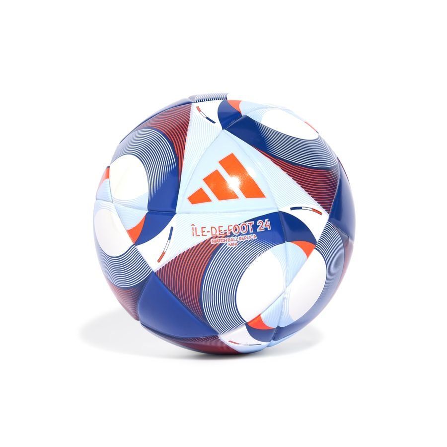 adidas Ballon Île-De-Foot Mini - Bleu Ciel/Blanc/Rouge