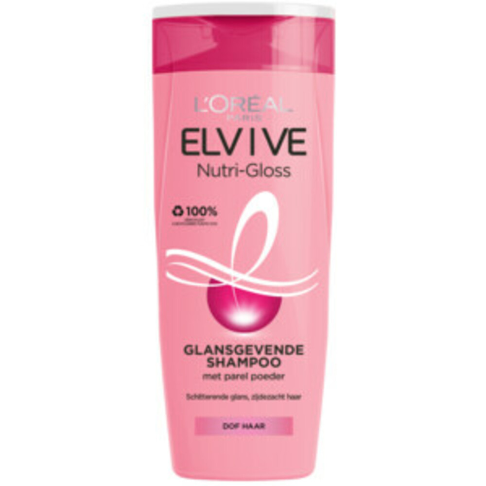 L'Oréal Elvive Nutri-Gloss - Shampoo 1x 250 ml & Conditioner 1x 200 ml - Pakket