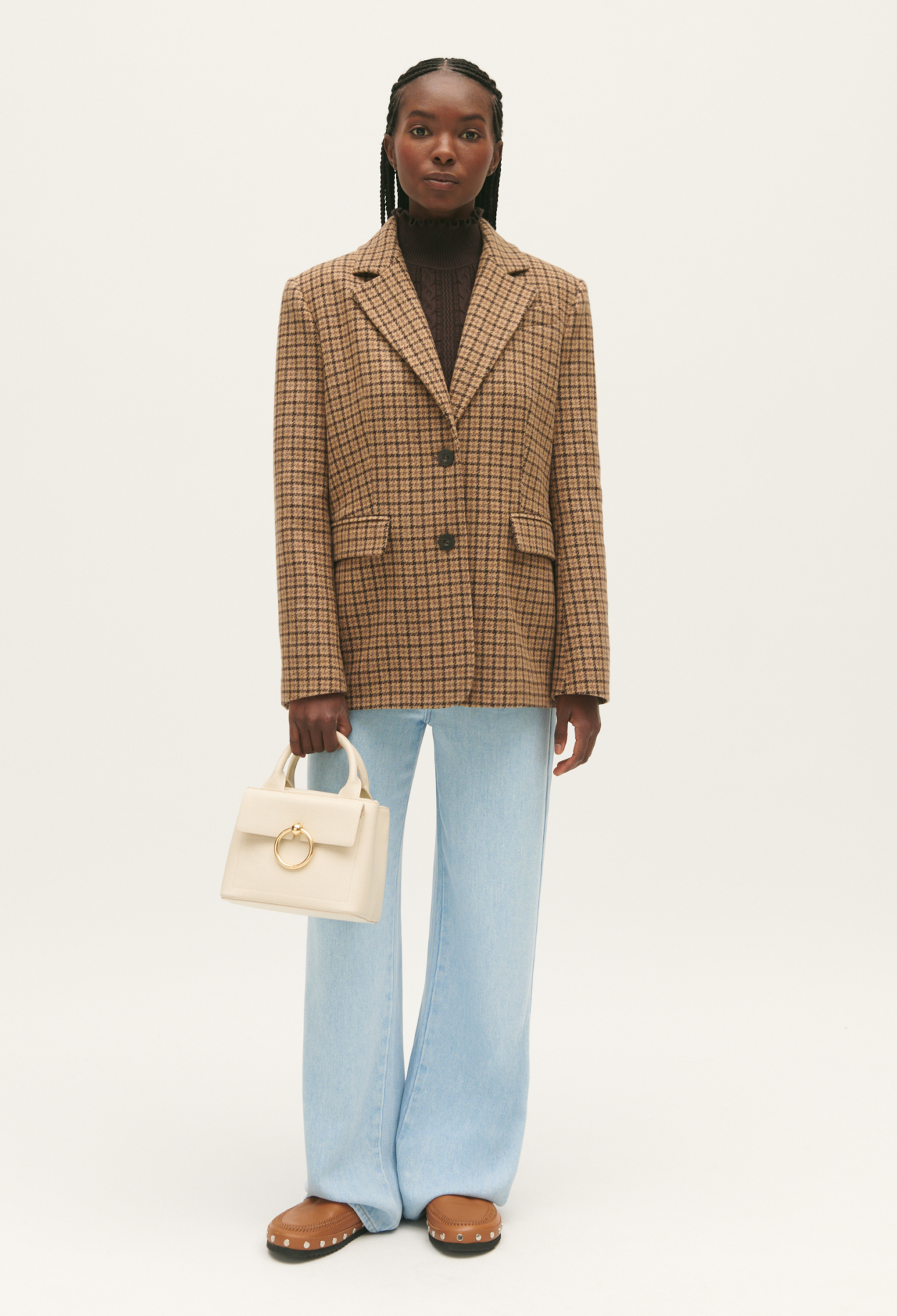 Sac Anouck mini cuir graine