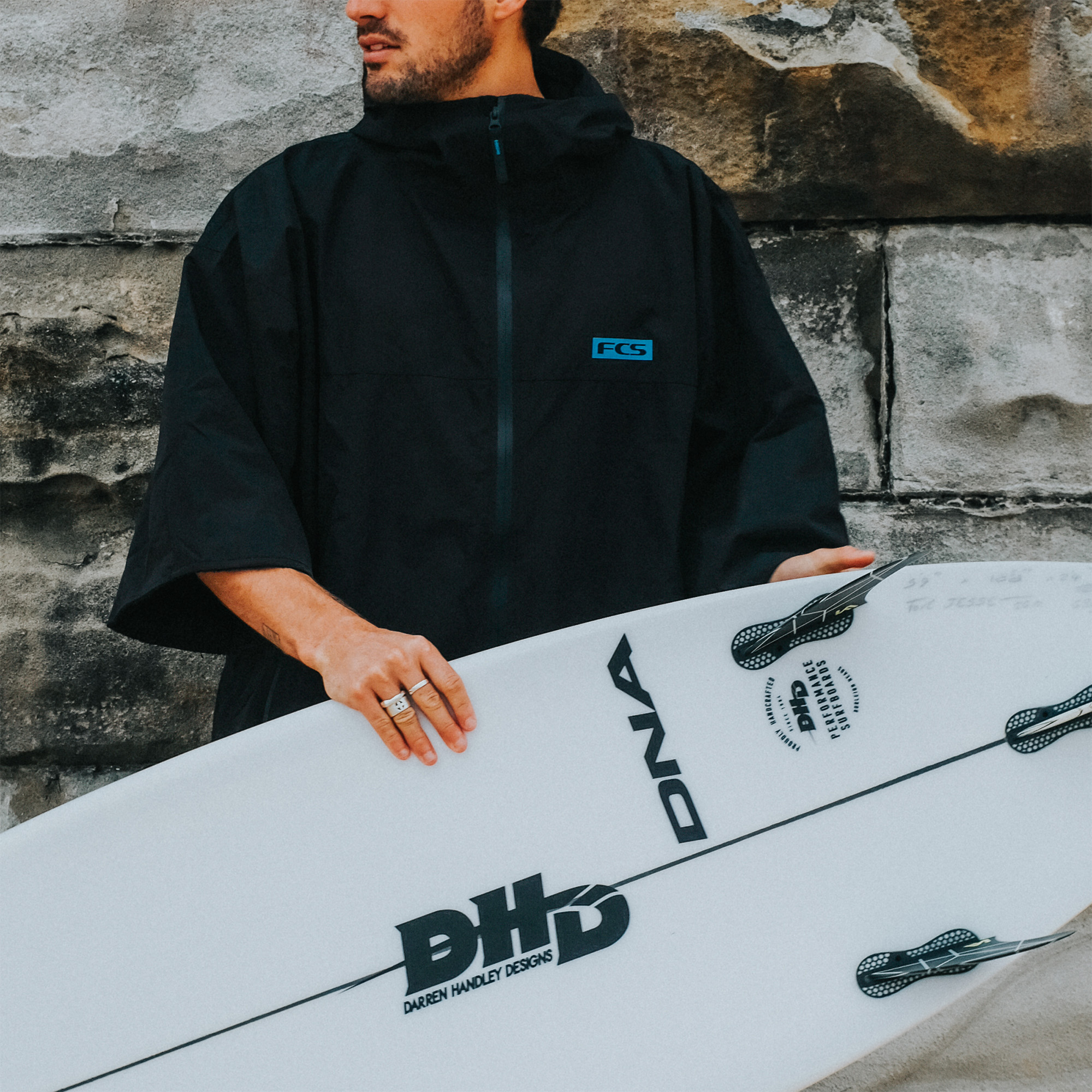 FCS Shelter All Weather Poncho Black