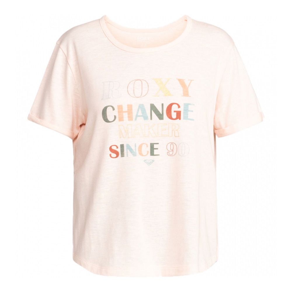 Roxy OCEAN AFTER - Tee-shirt Femme pale dogwood