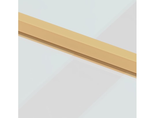 VIDAXL - Porte verre Porte intérieure mince doré 76x201,5 cm verre trempé alumini...