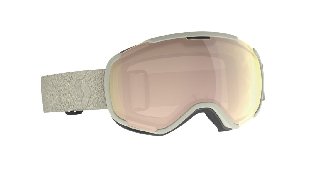 Scott Faze II light beige enhancer rose chrome Skibrille 2022/23