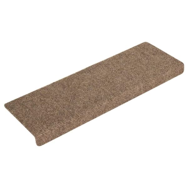 vidaXL Trappematter 15 stk nålestempel 65x21x4 cm kremhvit