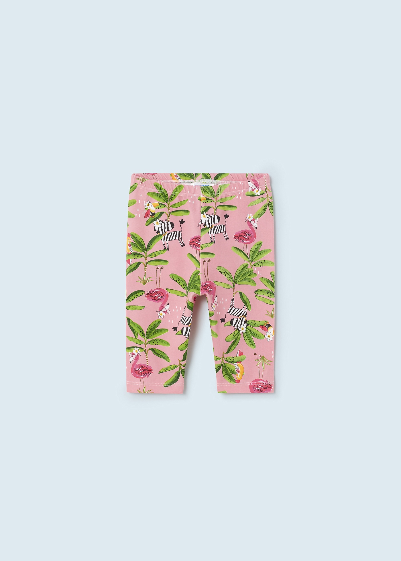 Leggings estampadas de algodão sustentável para bebês