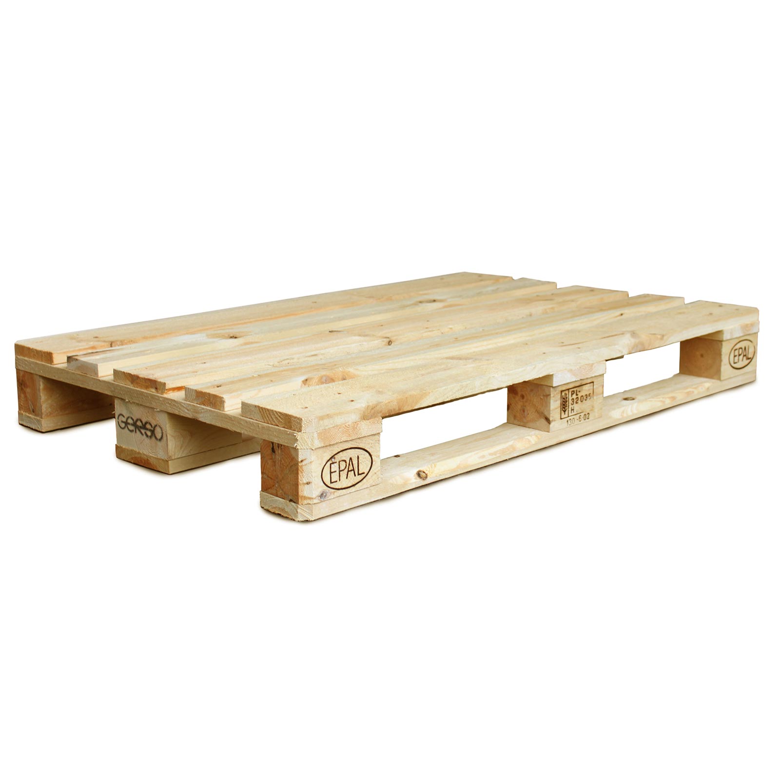 Europalette - natur - Vollholz - 120 cm