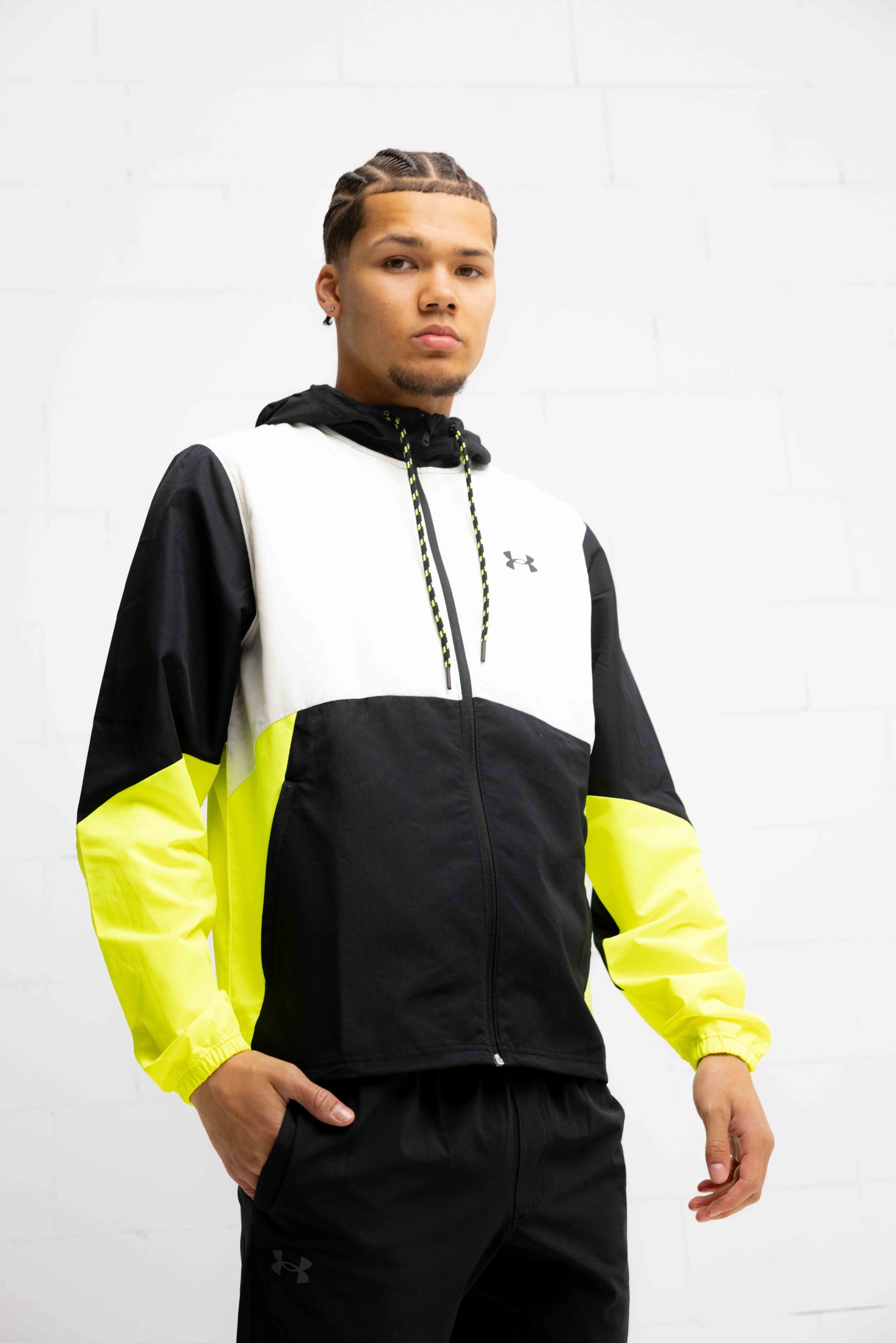 Under Armour Icon Legacy Windjack Heren Zwart/Wit