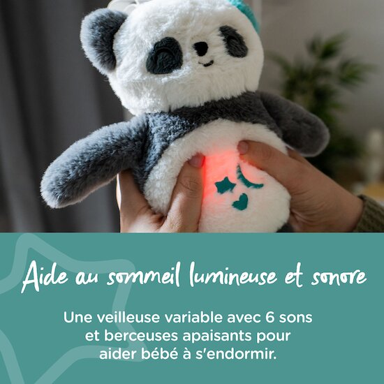 Peluche lumineuse et sonore Deluxe Grofriend   Pippo le Panda        de               Tommee Tippee