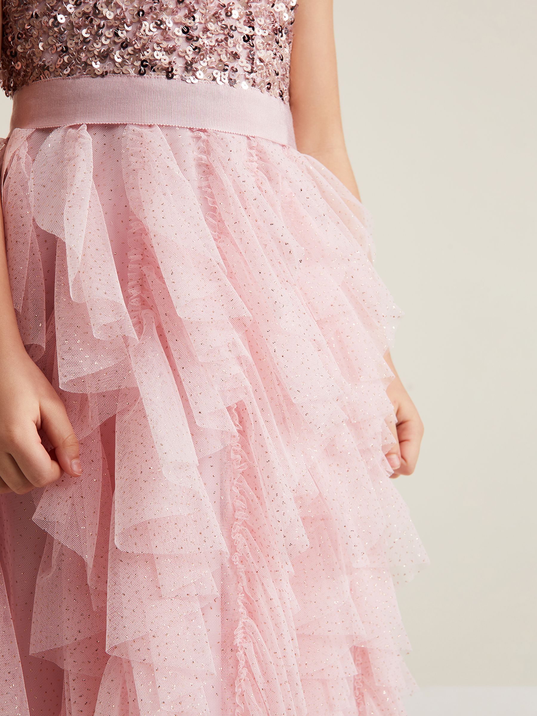 Phase Eight Andrina Sequin Ruffle Dress