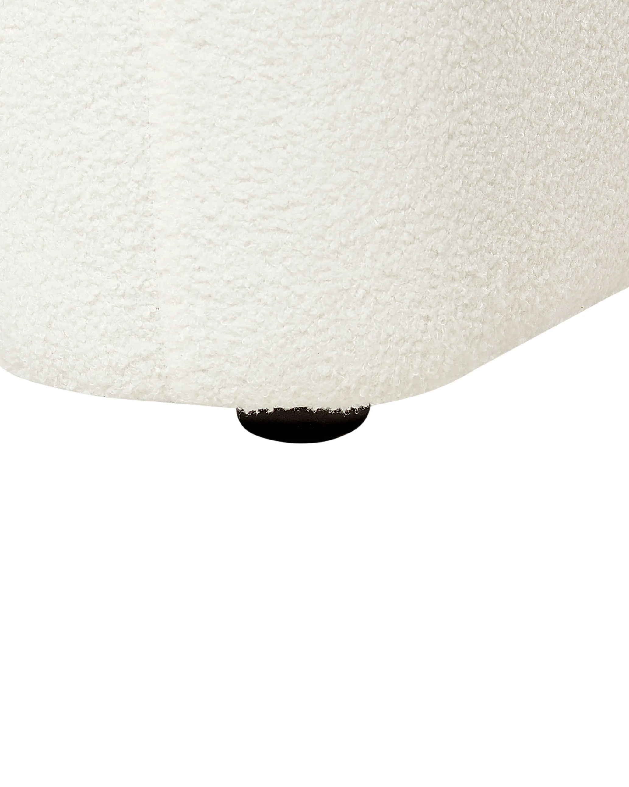 Fauteuil LEIREN Bouclé Wit