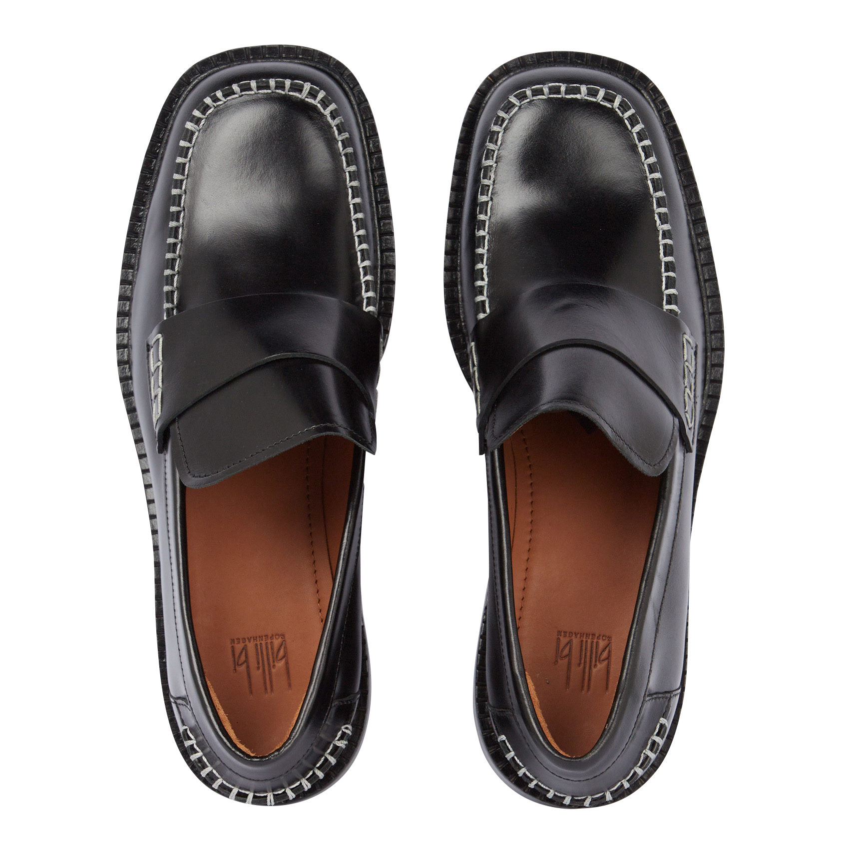 Mocassins en cuir| Noir