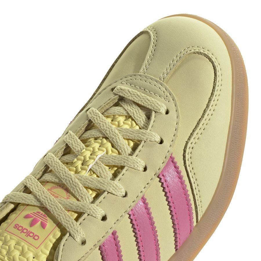 adidas Originals Chaussures Gazelle - Powder Yellow/Lucid Pink/Bleu Femme
