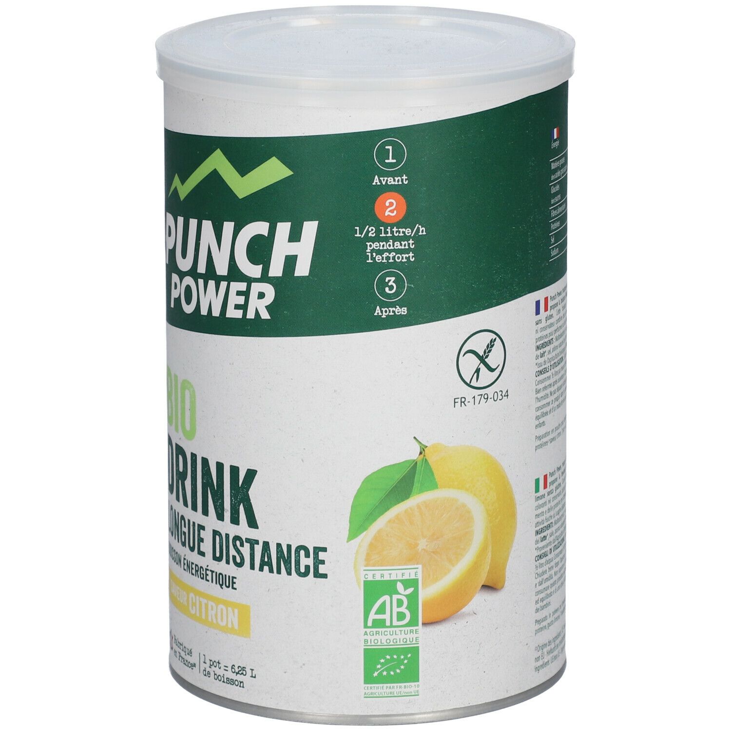 PUNCH POWER Biodrink Long Distance Zitrone Bio
