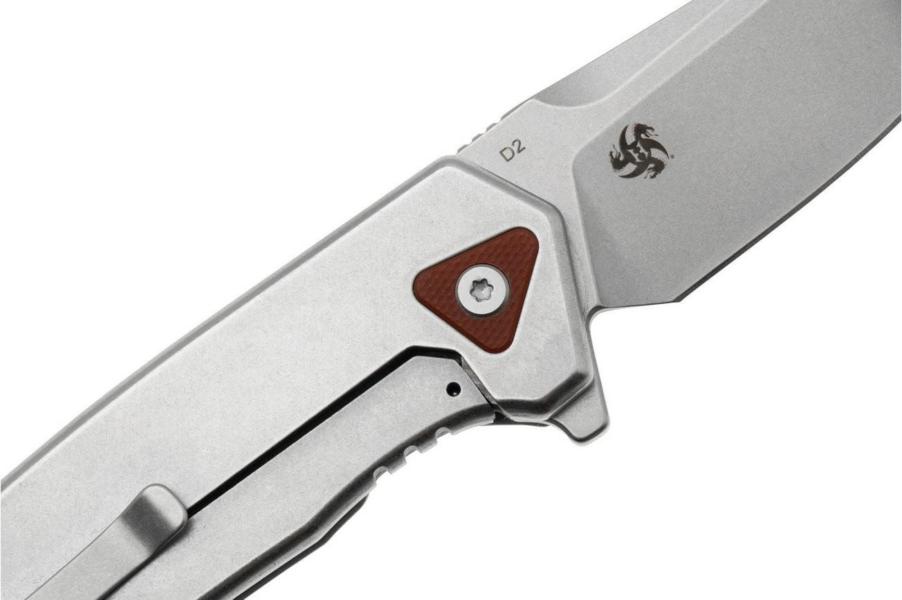 Böker Plus Gemtek 01BO553, D2, Grey G10, zakmes, Alessandra de Santis design