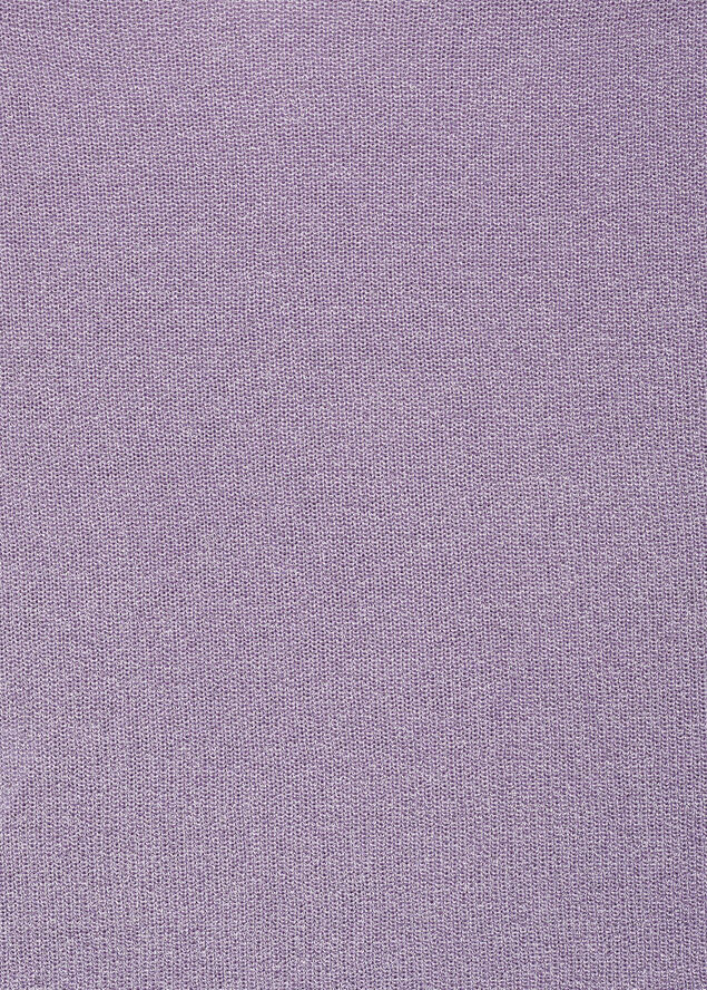 MANGO Lurex knitted top Lt-pastel purple