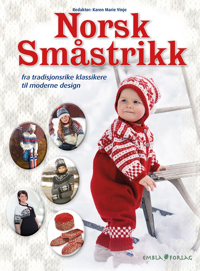 Norsk strikk småstrikk, strikkebok 127 sider