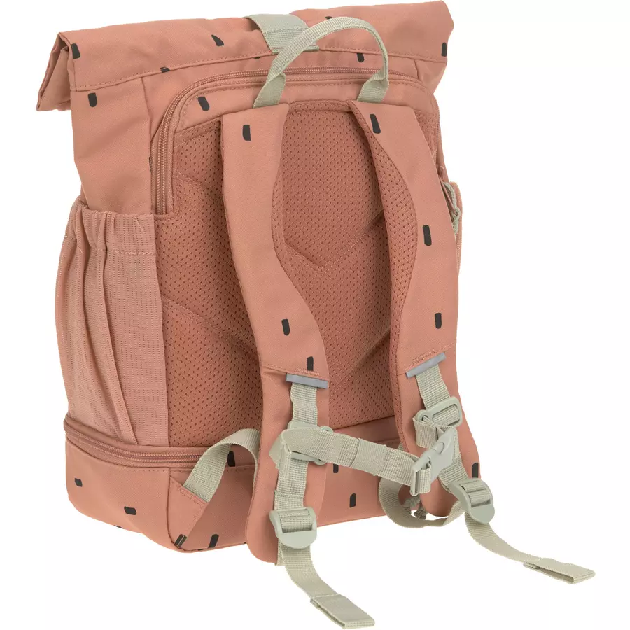 LÄSSIG Mini Rolltop Backpack Happy Prints caramel