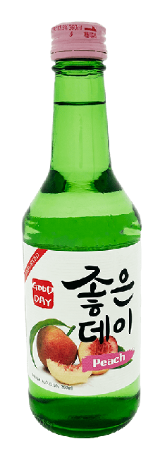 Good Day Soju Perzik 13,5% Alcohol 350ml