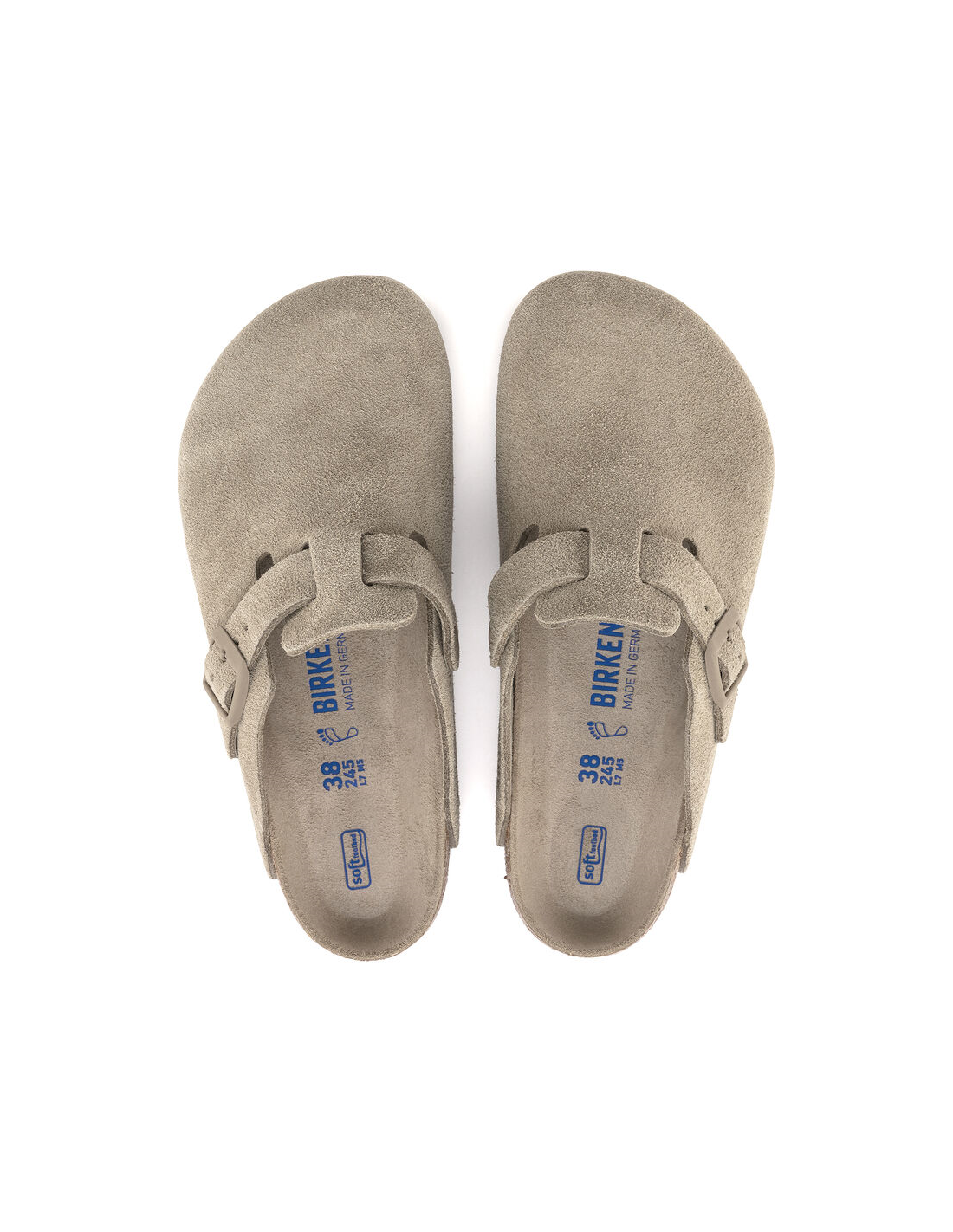 birkenstock Sabots mixte boston faded kaki
