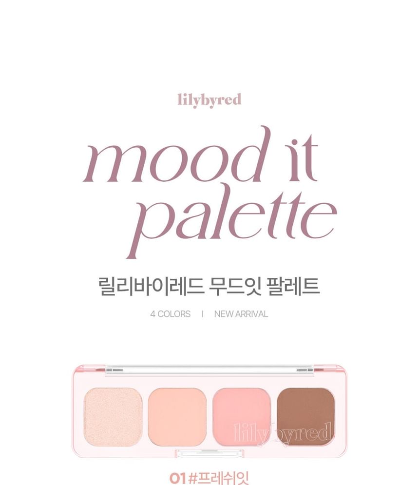 lilybyred - Mood It Palette NIEUW - 4 soorten