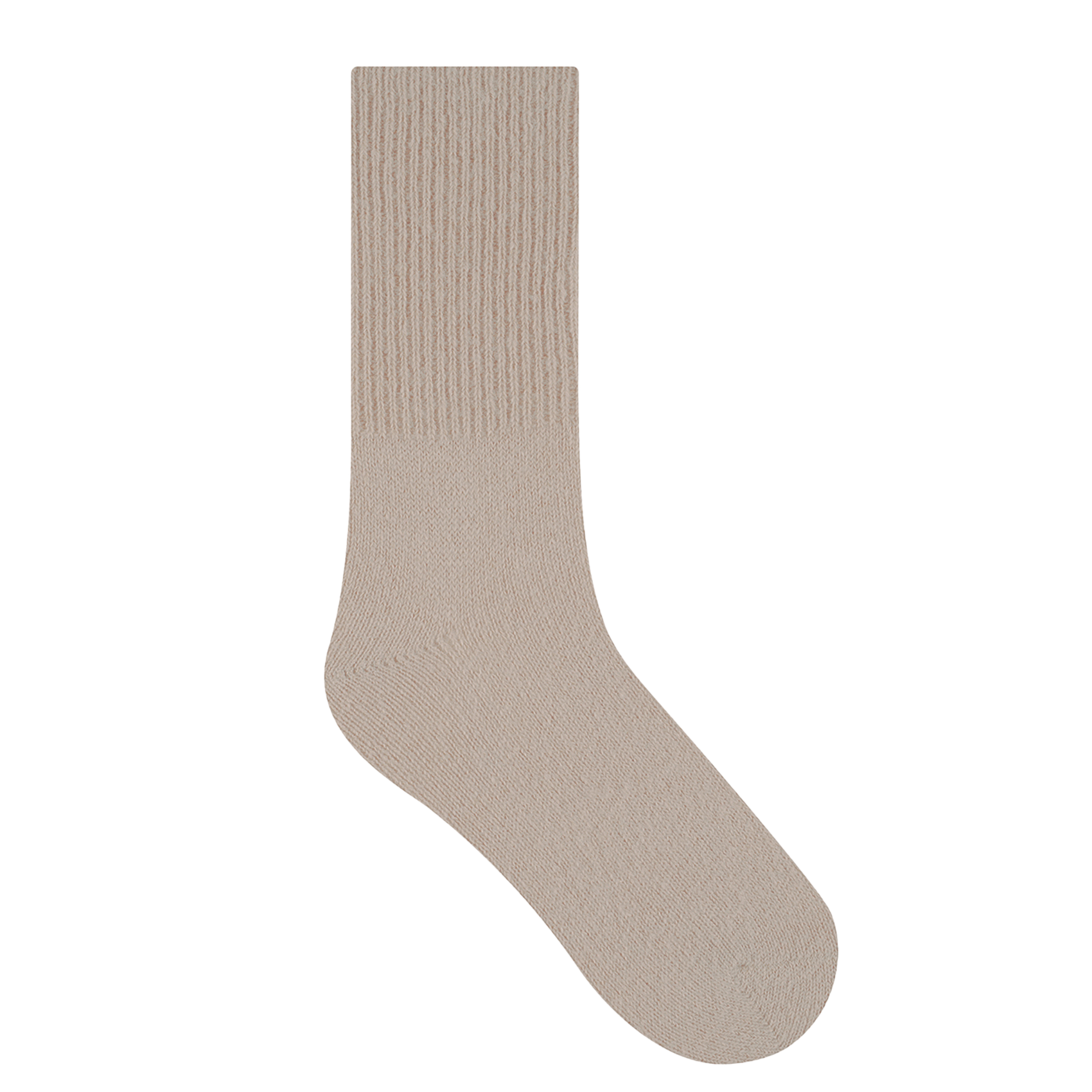 Chaussettes en laine mélangée | Beige