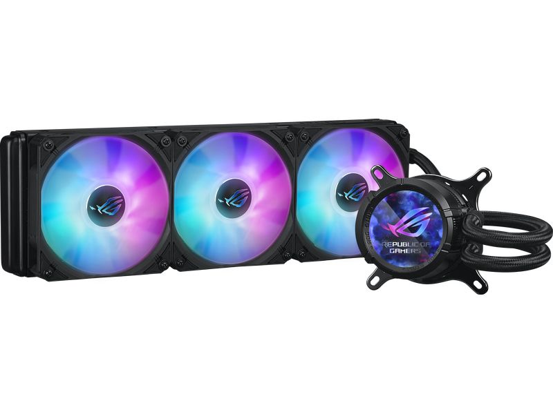 ASUS ROG Wasserkühlung ROG STRIX LC III 360 ARGB All-in-One Wasserkühlung mit 3x 120-mm Lüfter mit RGB-Beleuchtung