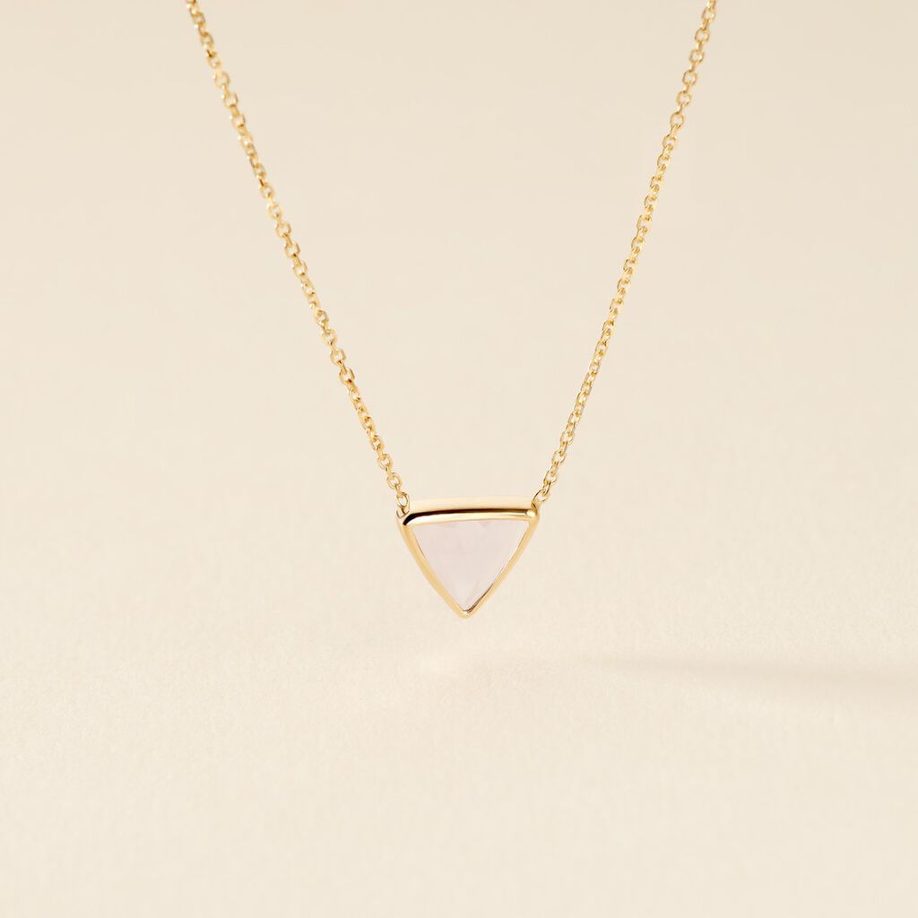 Collier Juliete Or Jaune Amethyste