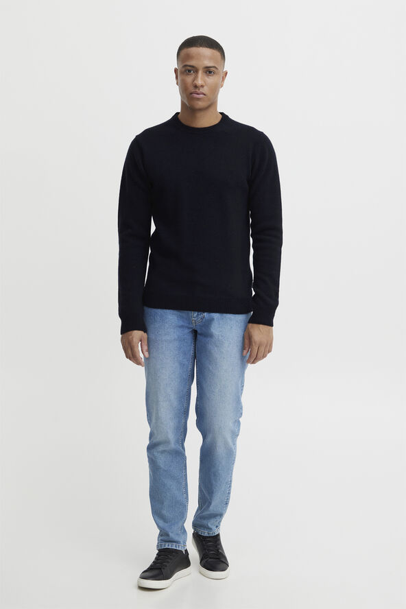 Casual Friday CFKARL crew neck bounty knit Navy blazer