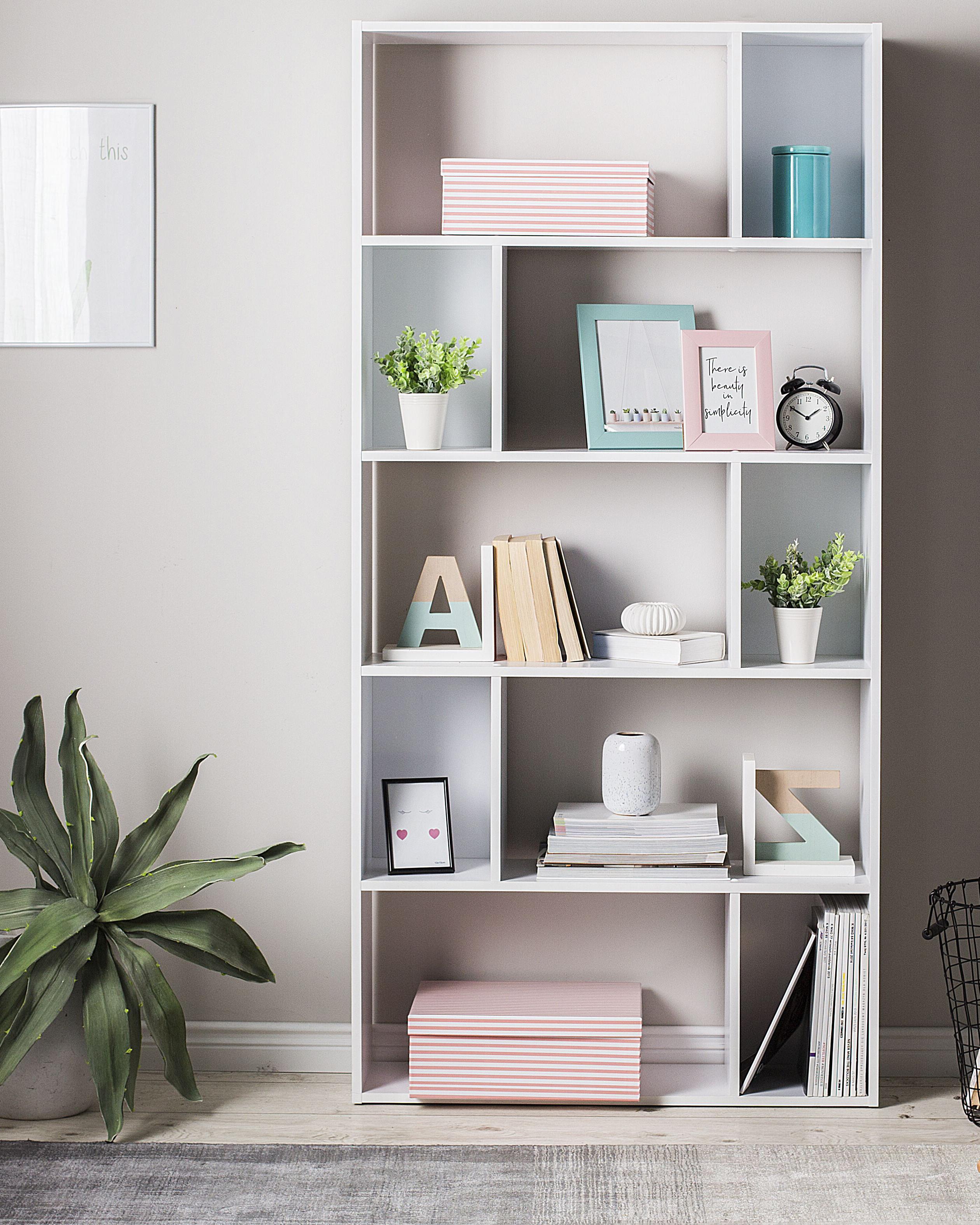 Boekenkast met 5 planken ORILLA 174 cm Wit