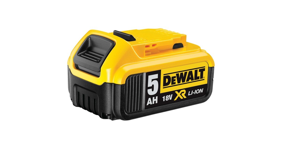 DEWALTDCK266P2-QW Accu Klopboorschroevendraaier Set 18V, 2 stuks  (Geel/zwart, Incl. 2x Accu (5Ah), Tough Box)