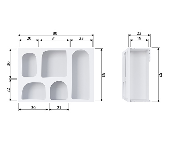 Woood Wandschrank »Caz«