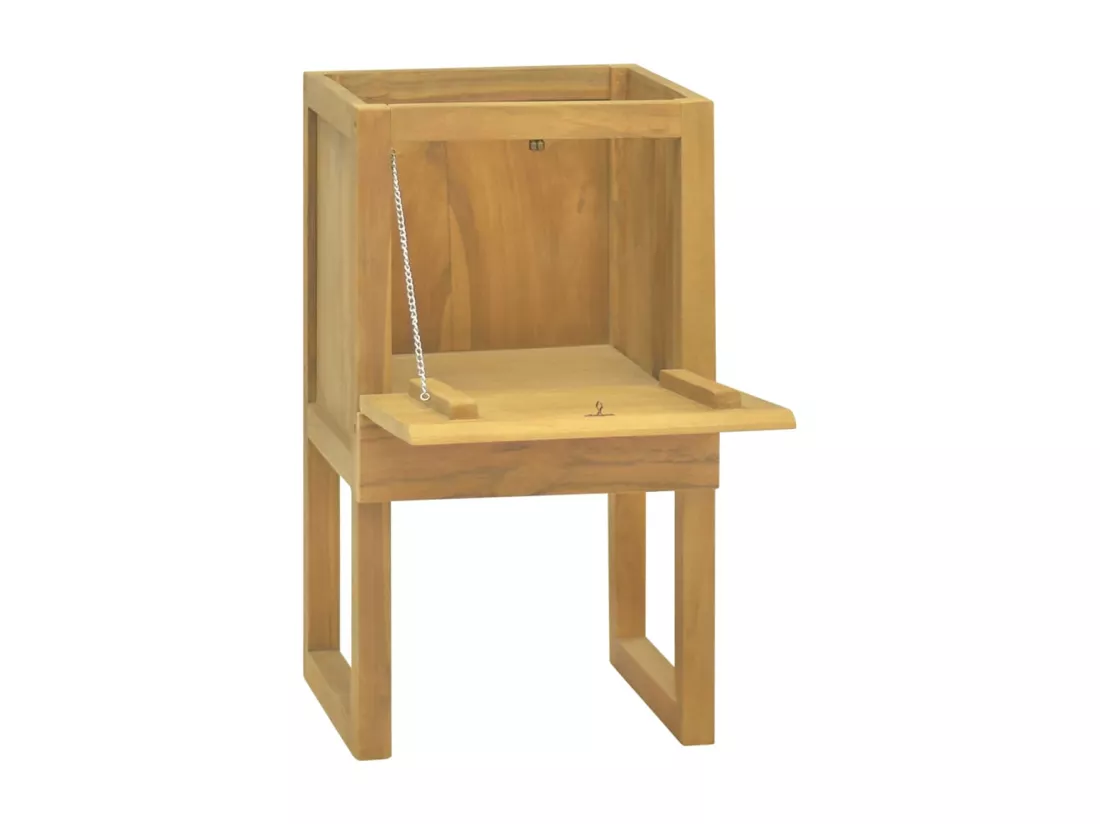 Armoire de salle de bain 41x40x75 cm bois de teck solide