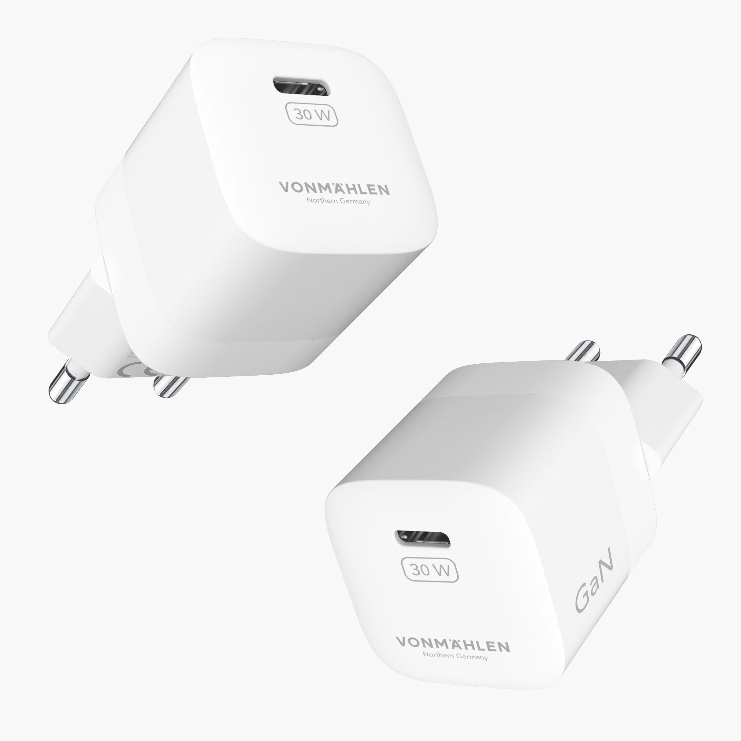 (30W) Unity USB C GaN Ladegerät Netzteil Power Delivery (UTY00005) - Weiss