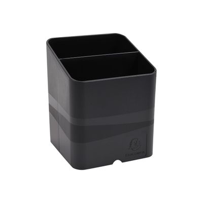 Exacompta Pen Cube Ecoblack - Pot à crayons magnétique - noir