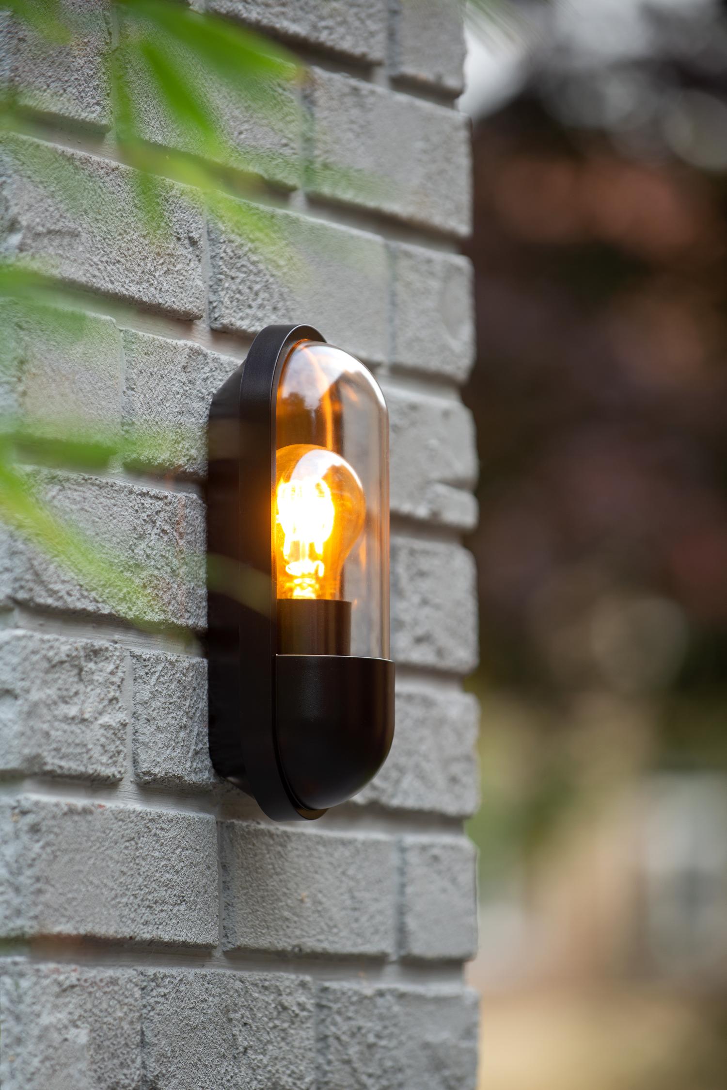Lucide CAPSULE Wandlamp - Zwart