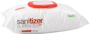 SANISWISS Sanitizer Surfaces S1 Wipes, 100 Stück