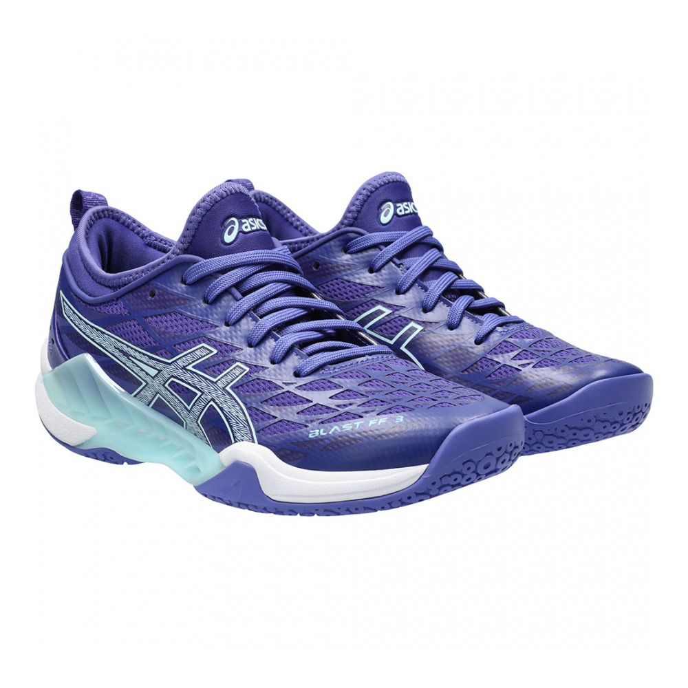 Asics BLAST FF 3 - Chaussures handball Femme eggplant/aquamarine