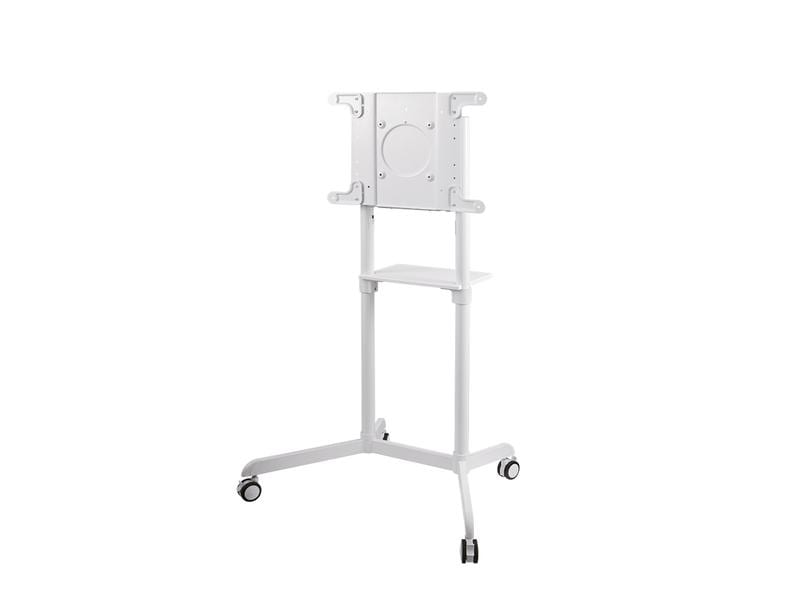 NEOMOUNTS TV-Trolley NS-M1250 Weiss Mobiler Bodenständer für Flachbild-Fernseher bis 70