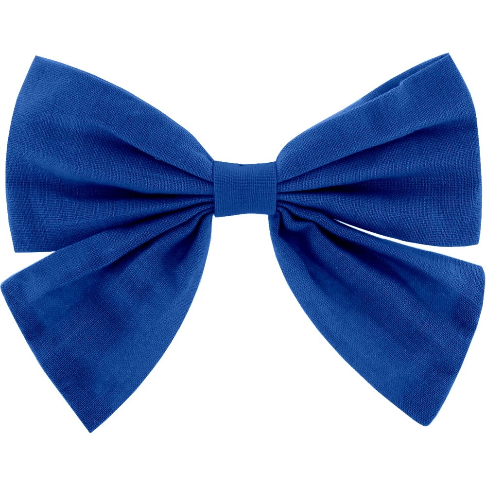 Barrette Noeud Papillon Bleu Navy