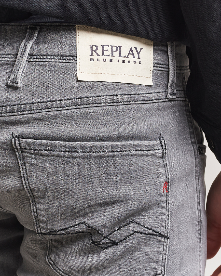 Replay Anbass Stretch Jeans Washed Grey