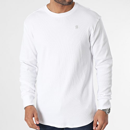Tee Shirt Manches Longues D16397-D289 Blanc