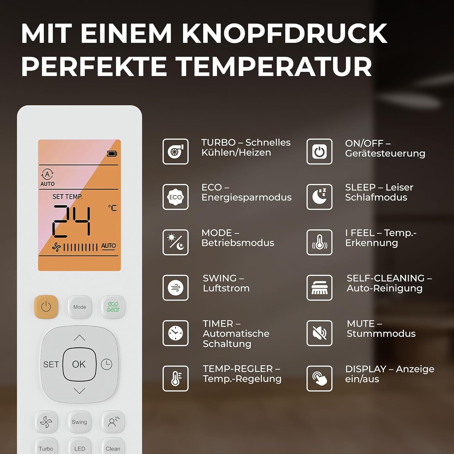 Kältebringer Split Klimaanlage Quick Connect - 12000 BTU (3,5 kW) - Klimagerät mit Heizfunktion, WiFi & App, bis 55qm, sehr leise - 5m Kupferleitung, Kältemittel R32, Montagematerial