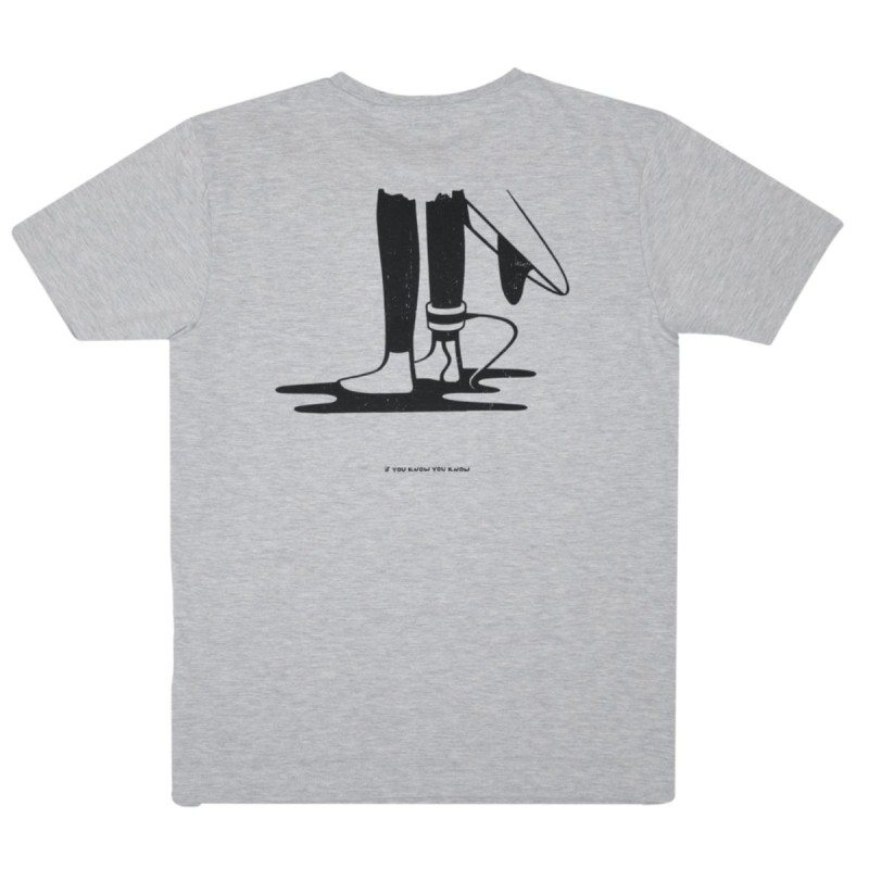 T-shirt Manches Courtes Manera - Gris - The Corner Shop