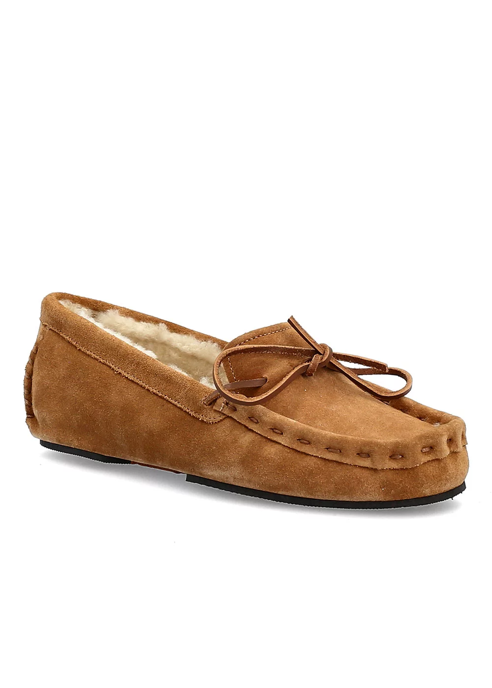 SHEARLING LACE SLIPPER WHISKY