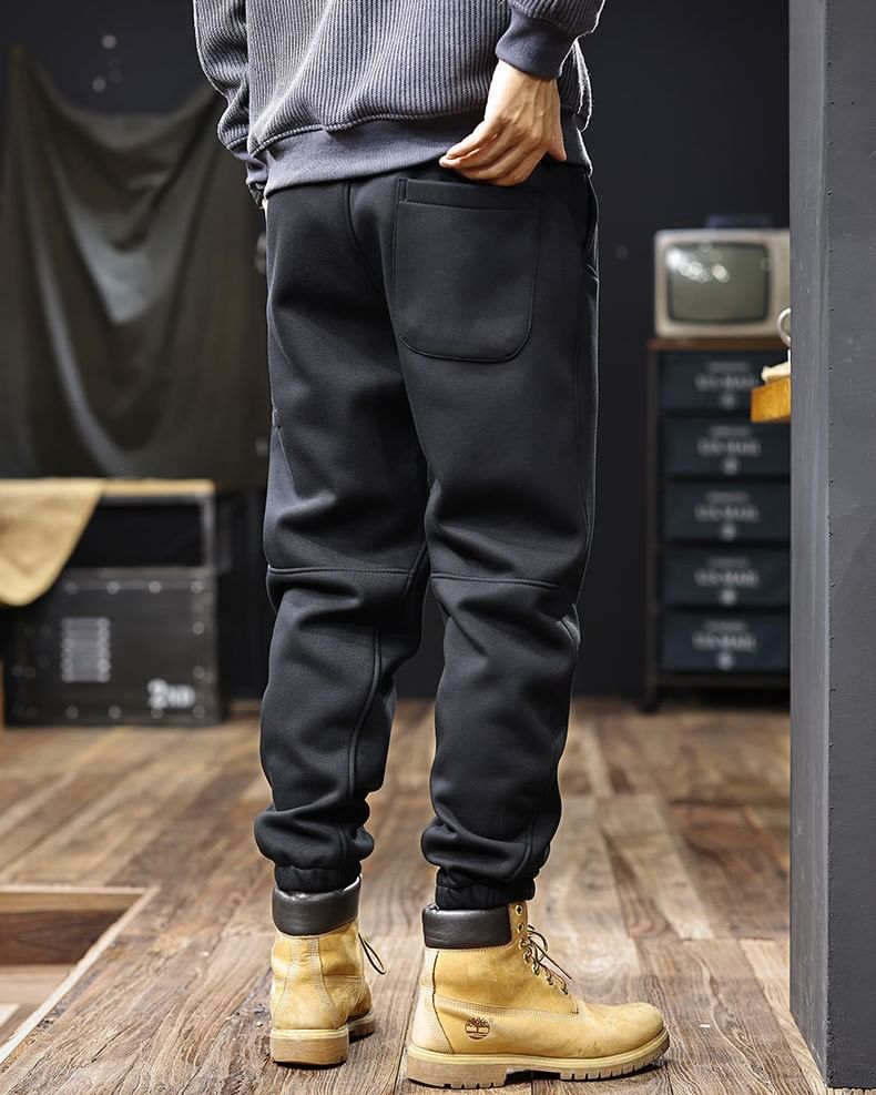 Nataro - Mid Rise Plain Straight Leg Sweatpants