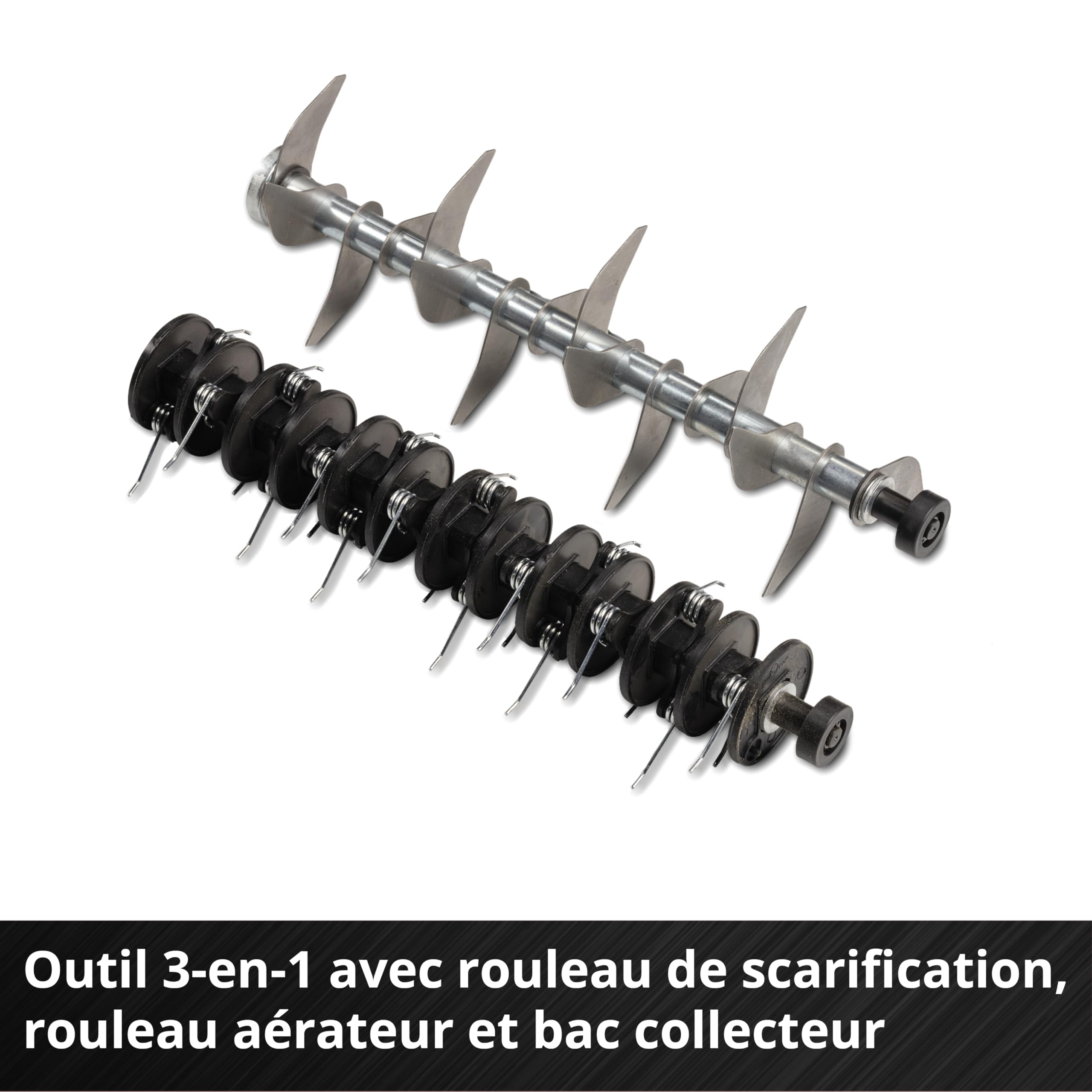 Einhell Scarificateur-aérateur sans fil GE-SA 36/35 Li-Solo Power X-Change (36 V, moteur sans charbon, rouleau de scarification 35 cm) Livré sans batt